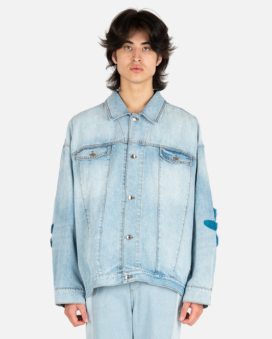 Marni Men's Jackets Daisy Denim Jacket in Blue