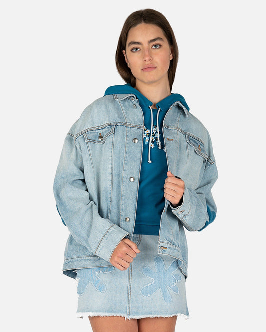 Marni Women Jackets Daisy Denim Jacket in Blue