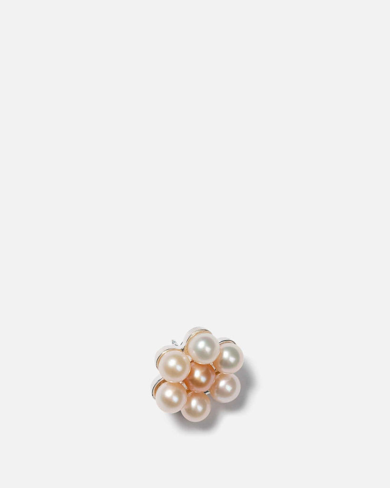 Botter Jewelry Daisy Pearl Single Earring in Off-White Flower