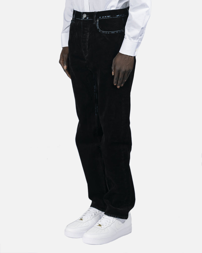 John Elliott Men's Jeans Daze 2 Denim in Black Flock