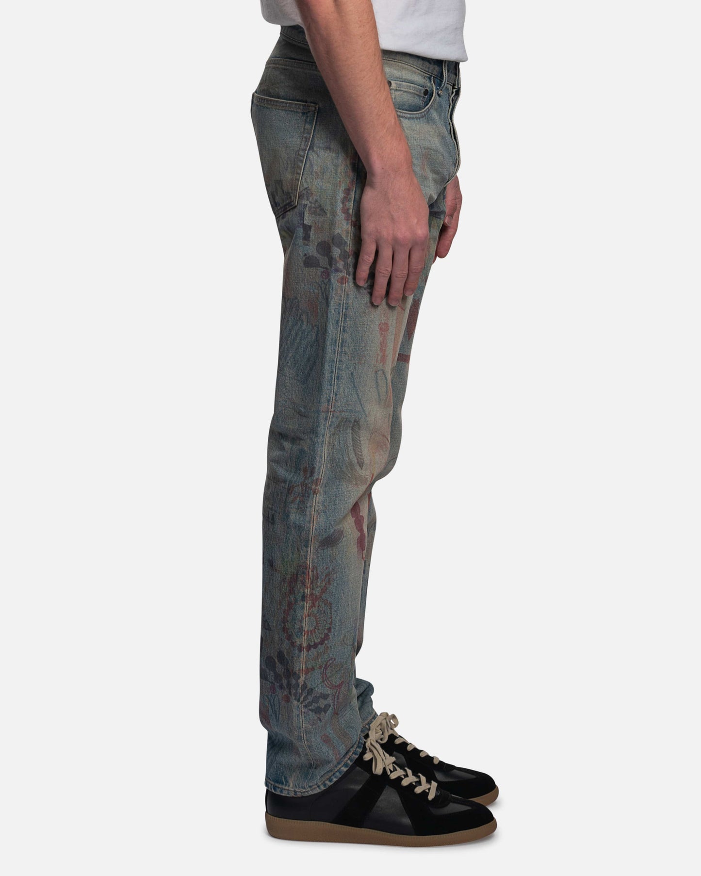 John Elliott Men's Jeans Daze 2 in Scribble