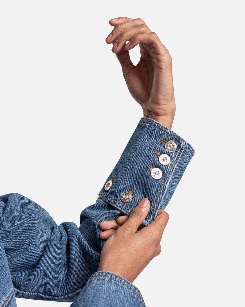 Wales Bonner Men's Jackets Delta Denim Jacket in Blue