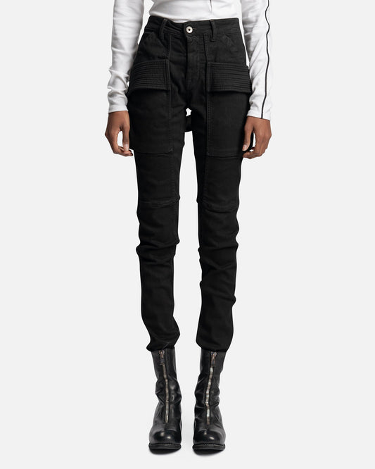 Rick Owens DRKSHDW Women Pants Denim Creatch Pants in Black