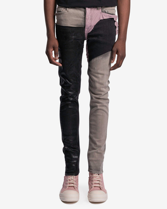 Rick Owens DRKSHDW Men's Pants Denim Tyrone Cut Pants in Black