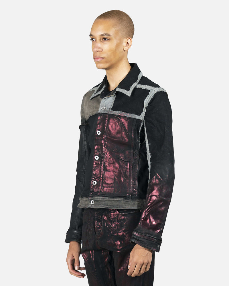 Denim Worker Jacket in Bruise