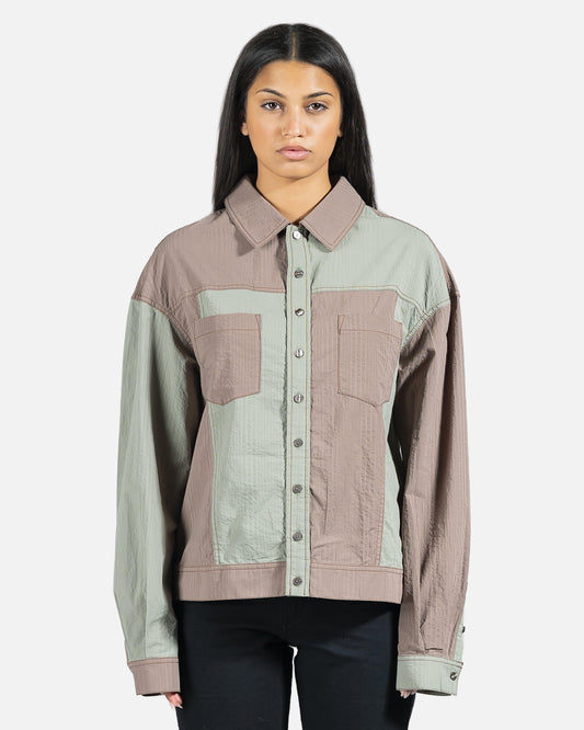 Eckhaus Latta Women Tops Desert Button Down in Cacti