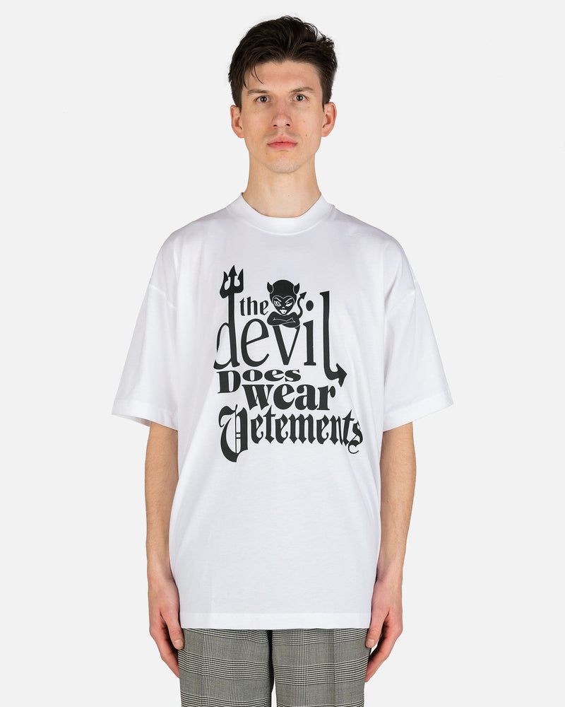 Devil Does Wear VETEMENTS T-Shirt in White – SVRN
