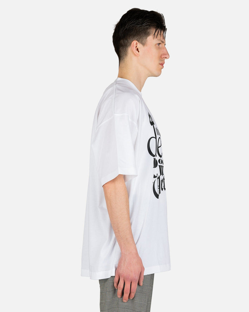 VETEMENTS Men's T-Shirts Devil Does Wear VETEMENTS T-Shirt in White