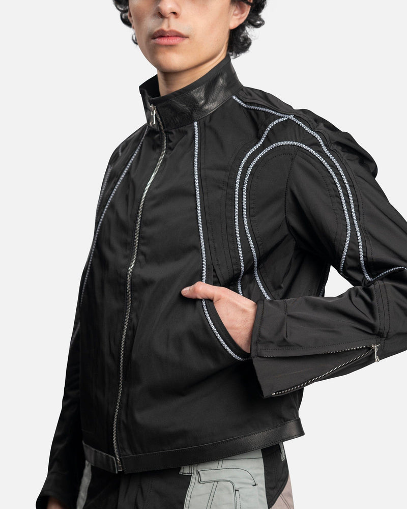 FFFPOSTALSERVICE Men's Jackets Diffraction Hunter Jacket in Black