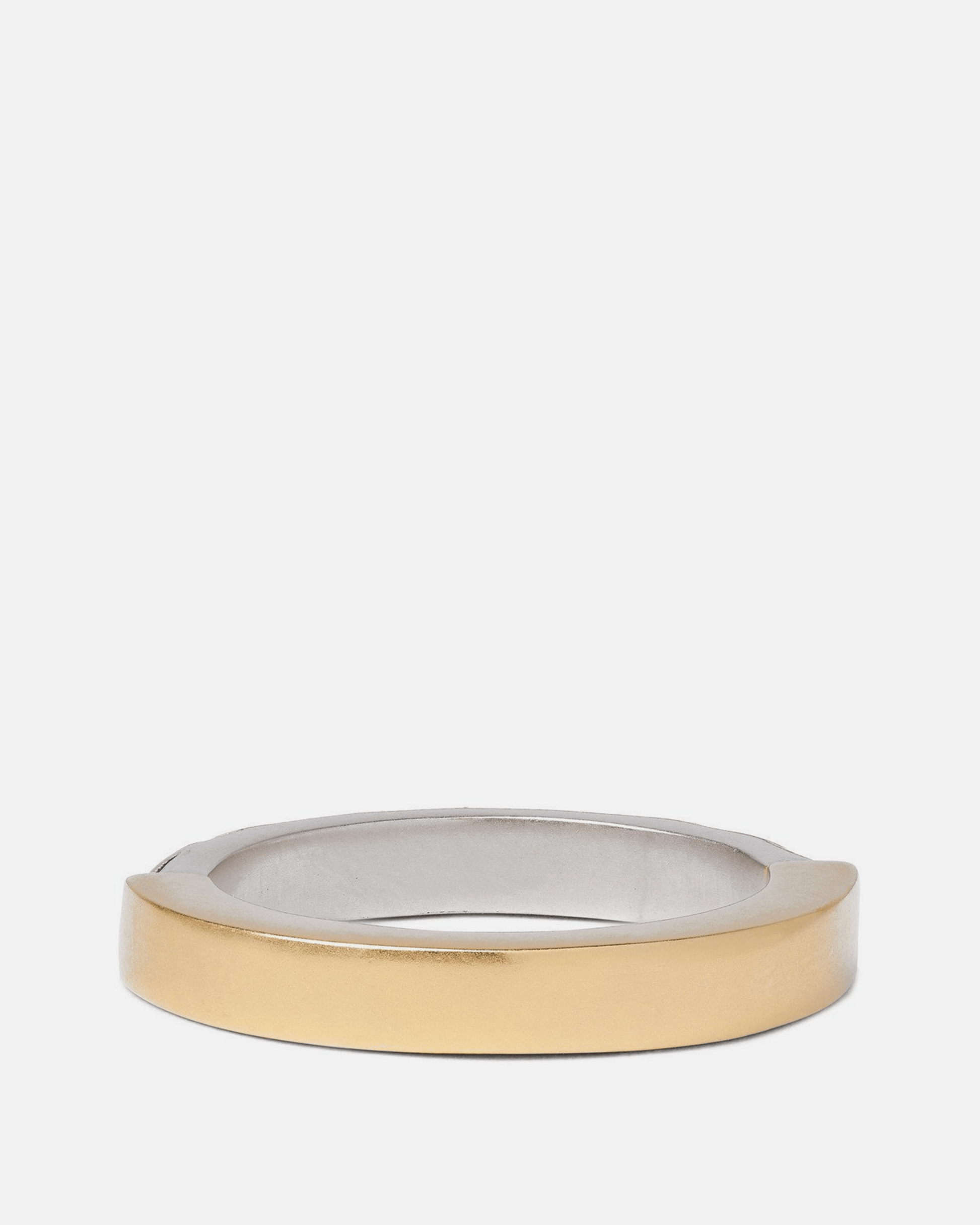 Maison Margiela Jewelry Double Design Ring in Silver