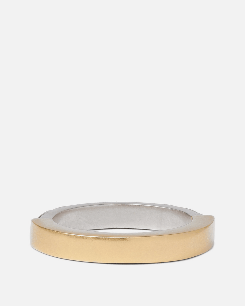 Maison Margiela Jewelry Double Design Ring in Silver