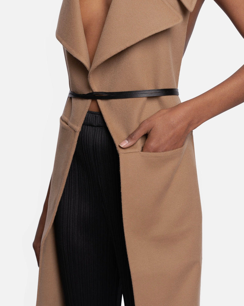 Double-face Detachable Coat in Camel – SVRN