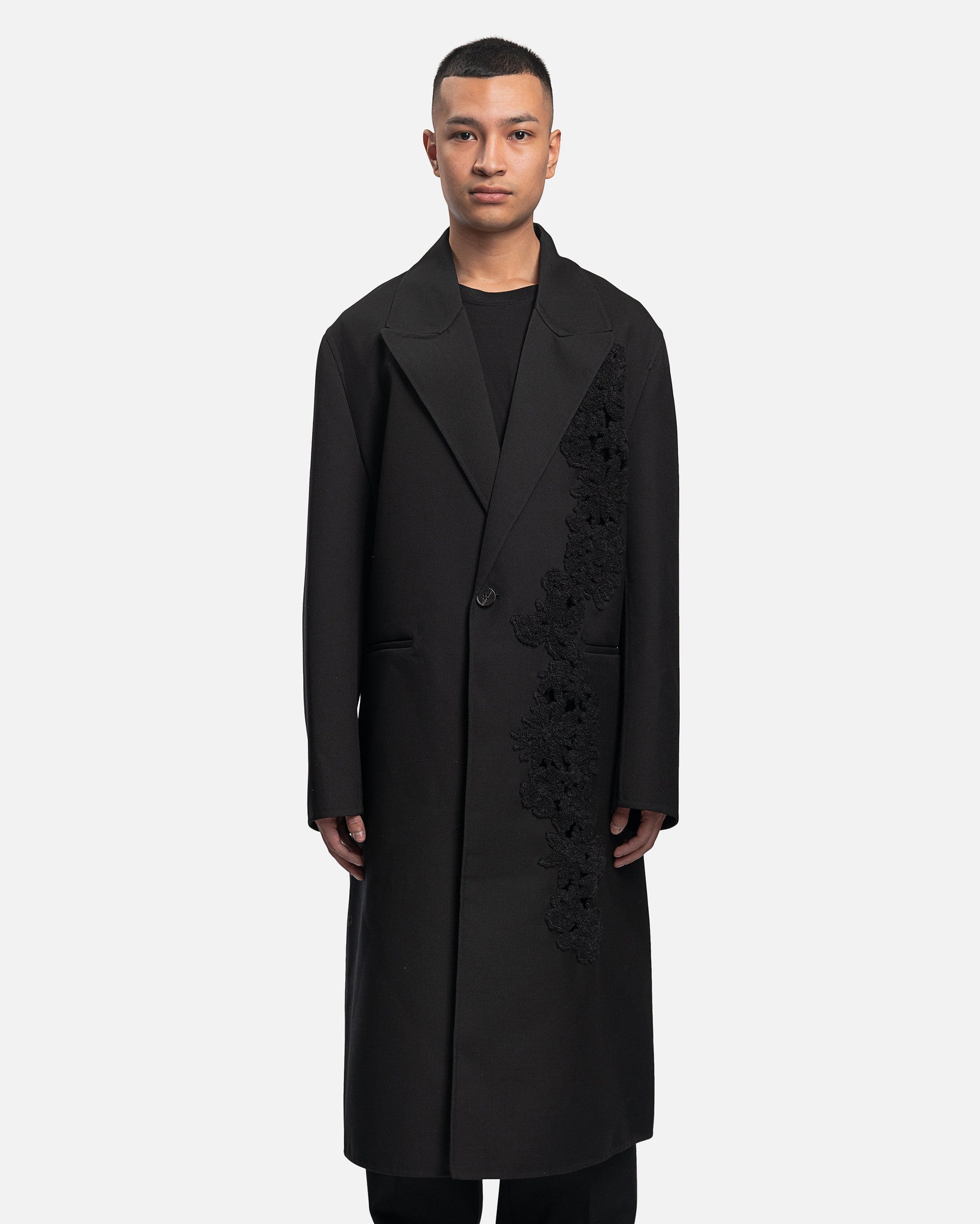 Jil Sander Men's Coat Double Face Fine Wool Batavia Coat
