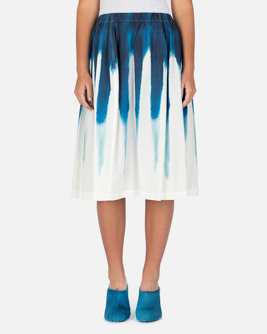 Marni Women Skirts Dripping Daisy Balloon Skirt in Royal