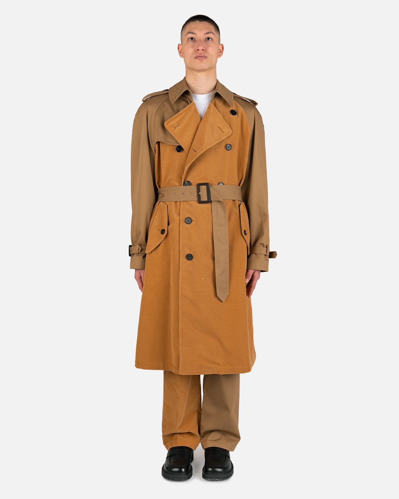 Marni Men's Coat Dustercoat in Hazelnut