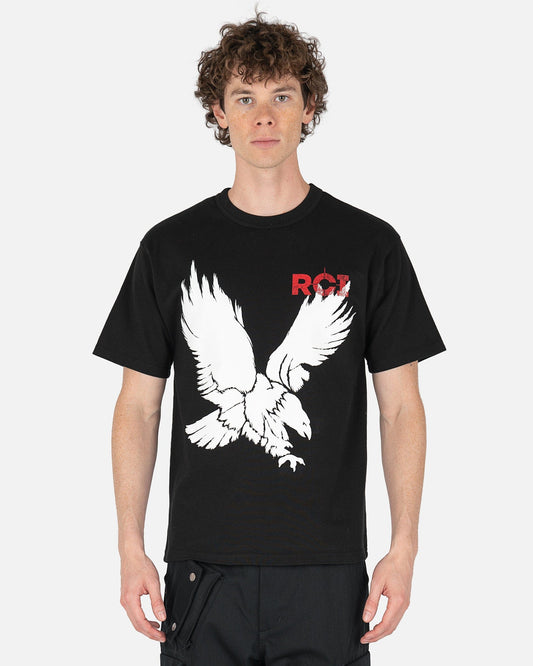 Reese Cooper Men's T-Shirts Eagle T-Shirt in Black
