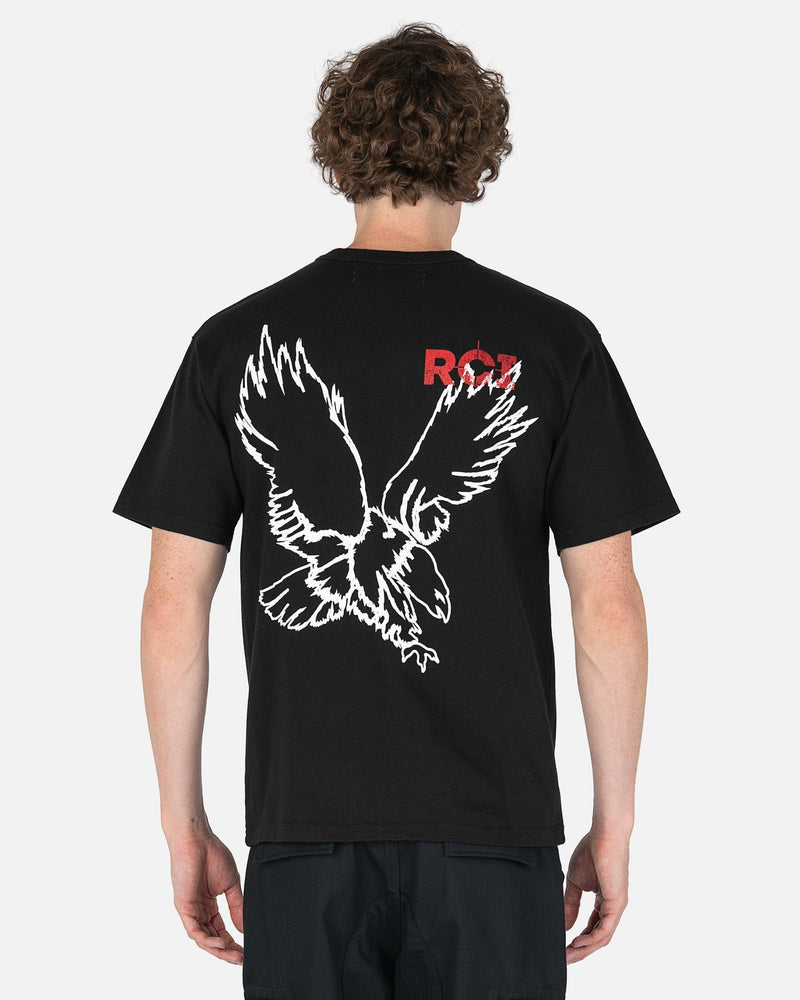 Reese Cooper Men's T-Shirts Eagle T-Shirt in Black