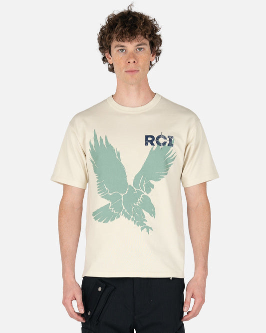Reese Cooper Men's T-Shirts Eagle T-Shirt in Vintage White