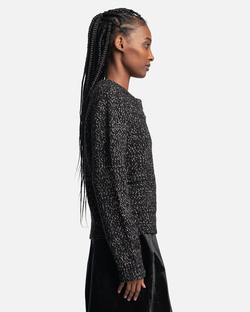 NAMACHEKO Women Sweaters Eannatum Zip Cardigan in Black