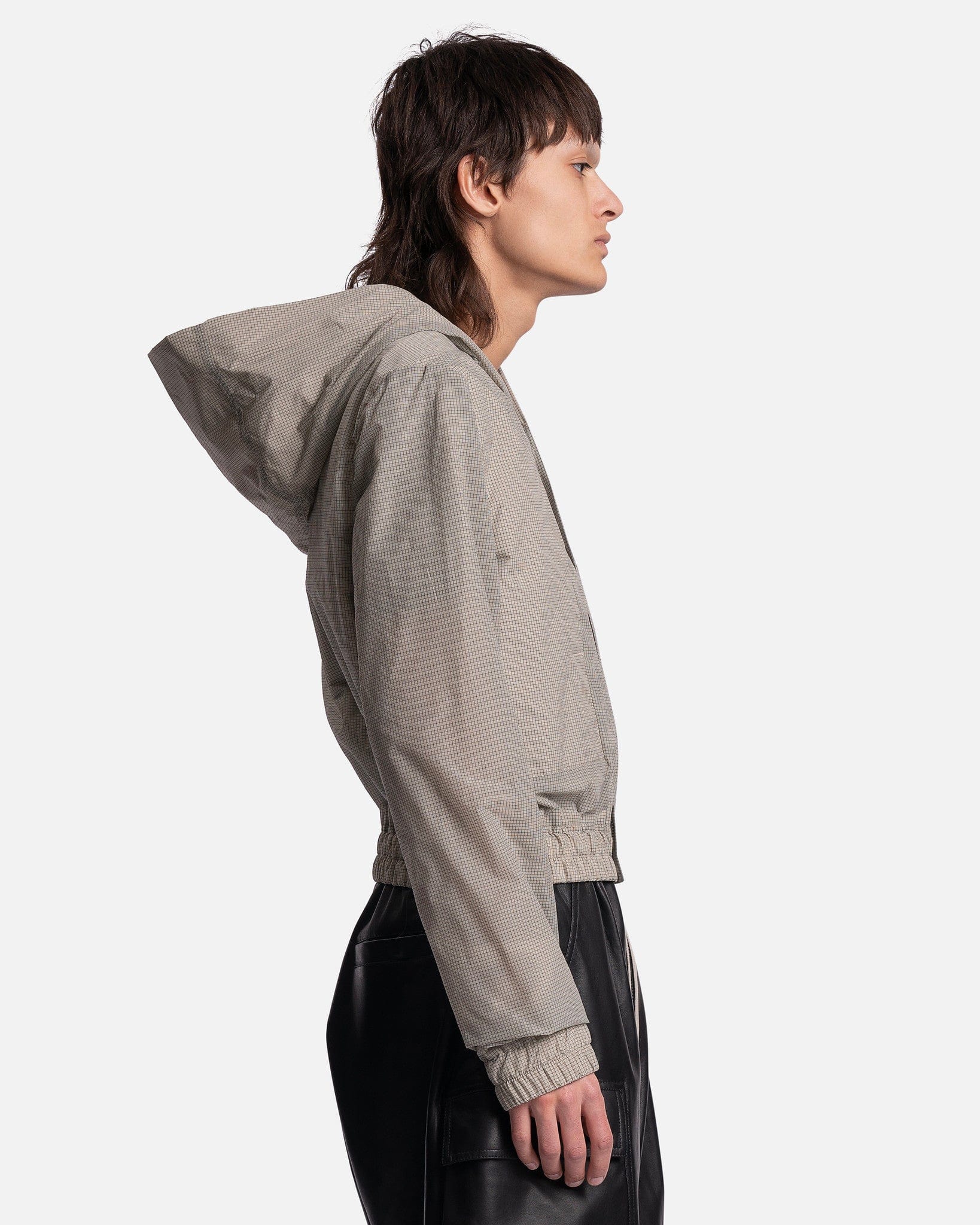 Rick Owens Men's Sweatshirts EDFU Hooded Top in Pearl