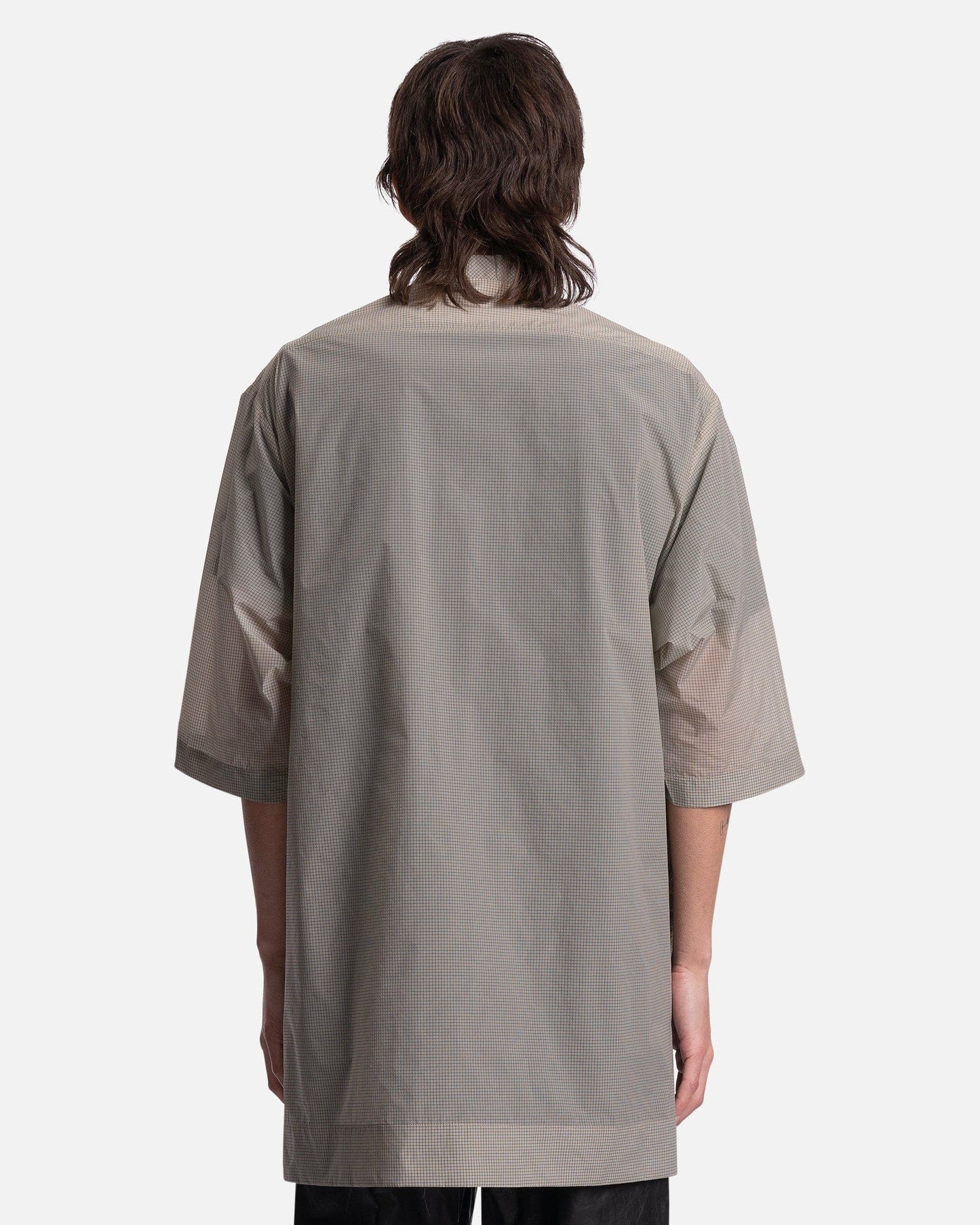 Rick Owens Men's T-Shirts EDFU Magnum Shirt in Pearl