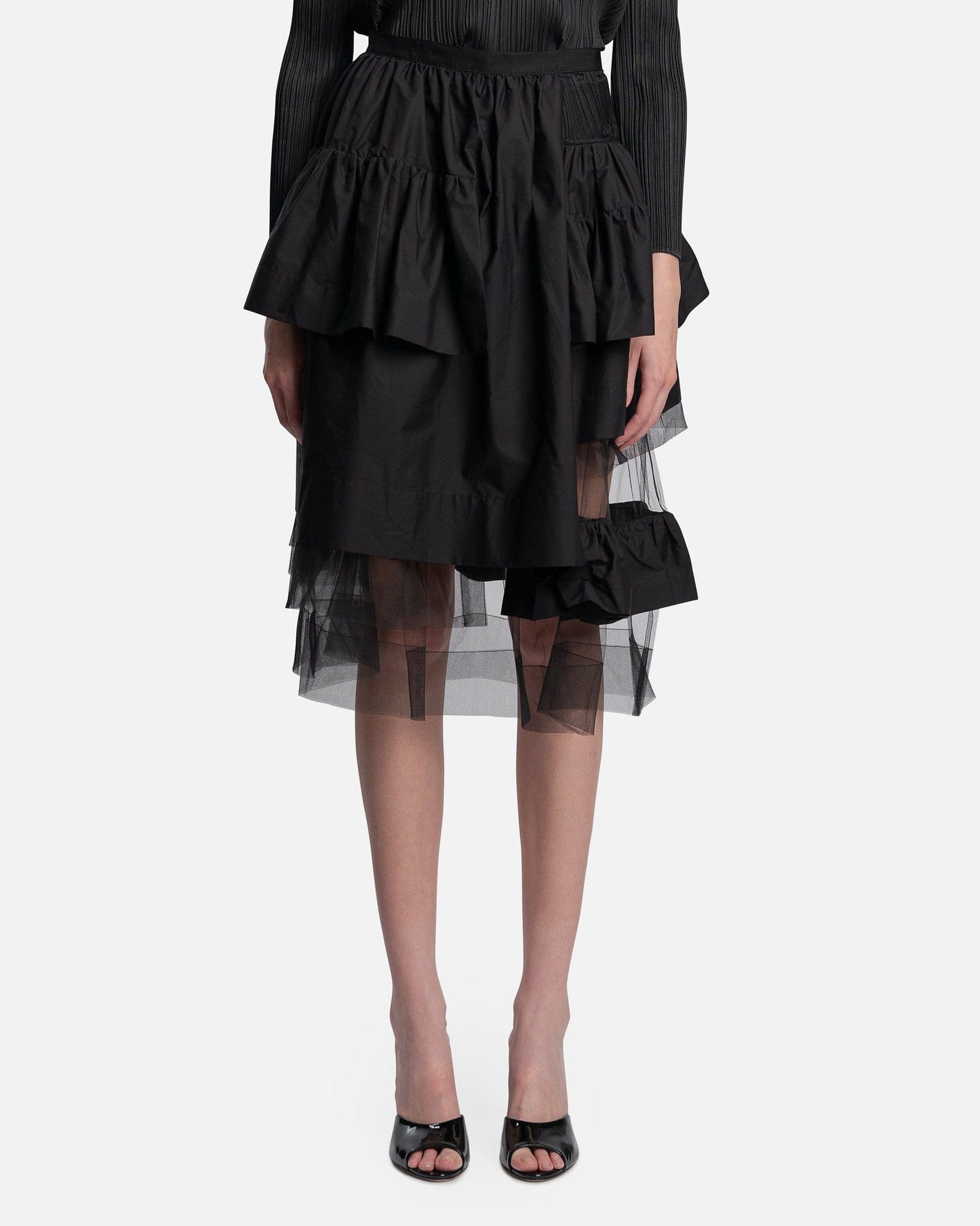 Sandy Liang Women Skirts Elroy Skirt in Black
