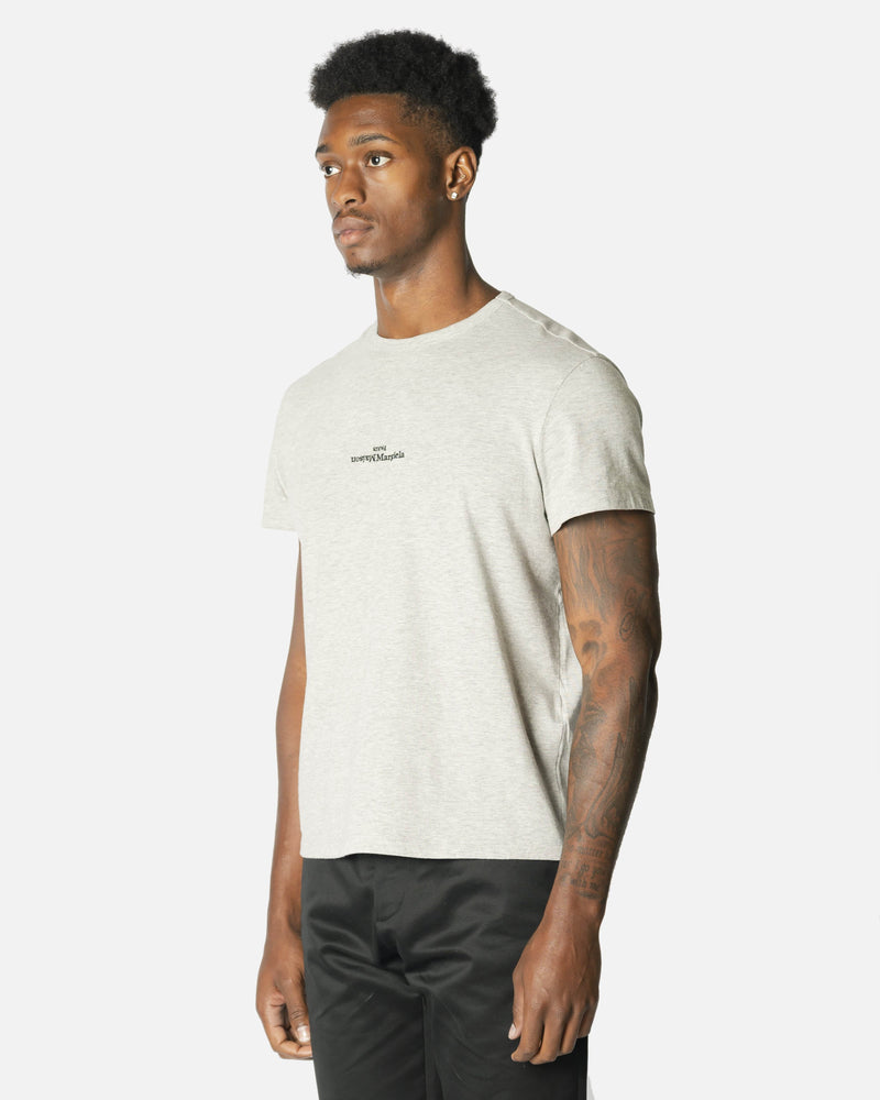 Embroidered Inverse Logo Tee in Grey – SVRN