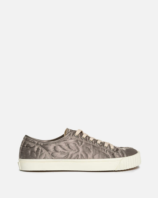 Maison Margiela Women Sneakers Embroidered Tabi Sneaker in Grey