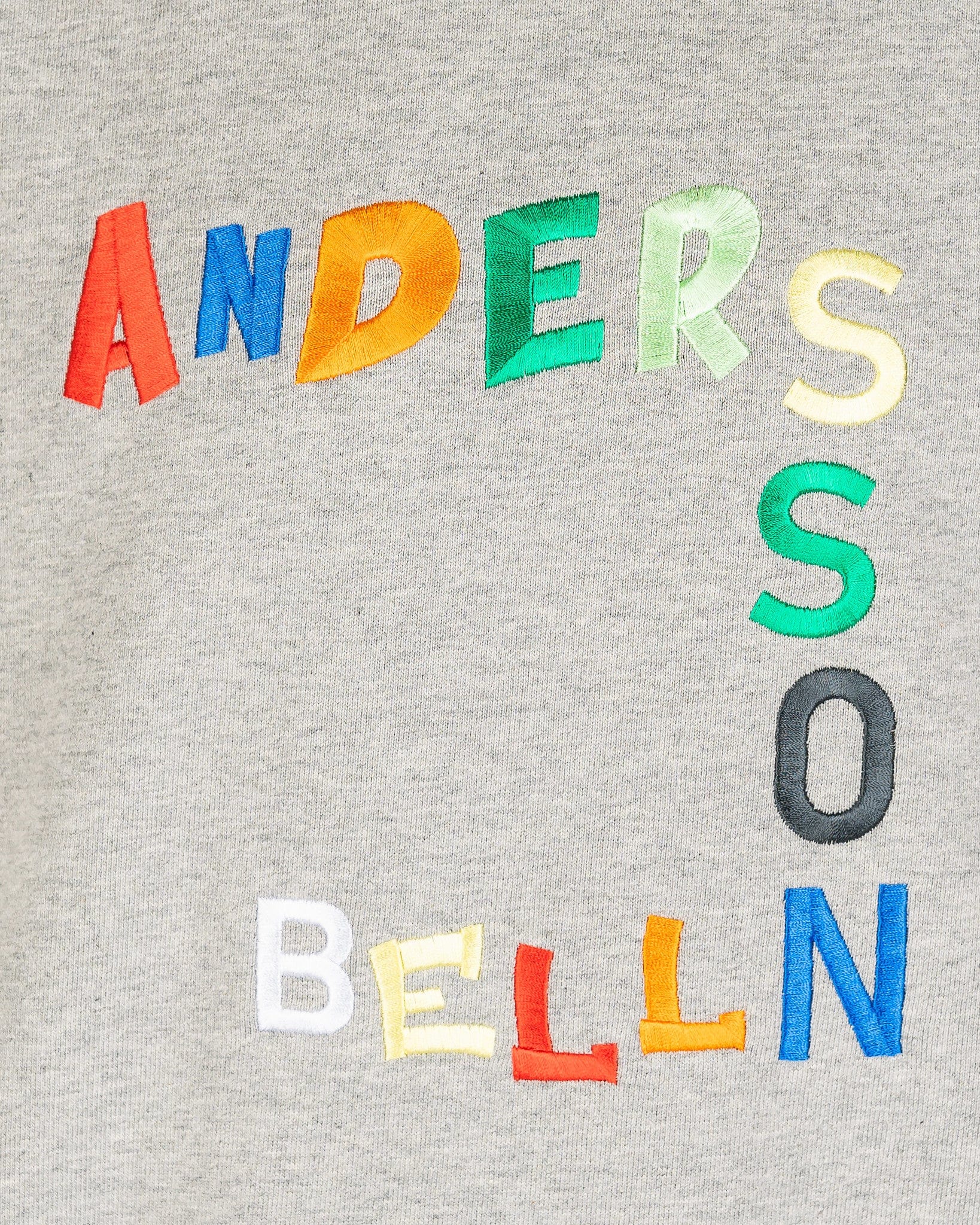 Andersson Bell Men's Sweatshirts Embroidery Sweatshirt in Grey