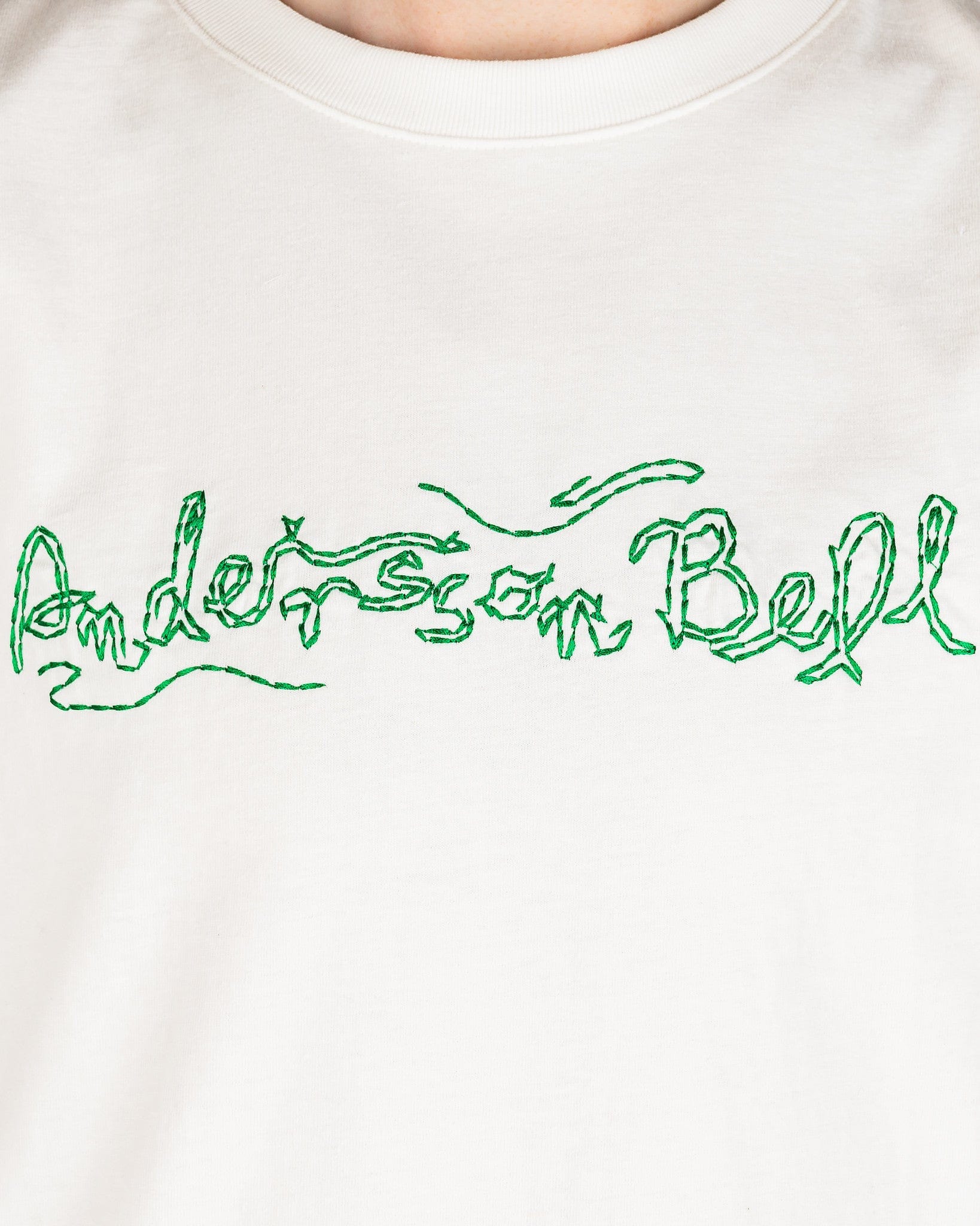 Andersson Bell Men's T-Shirts Embroidery T-Shirt in White