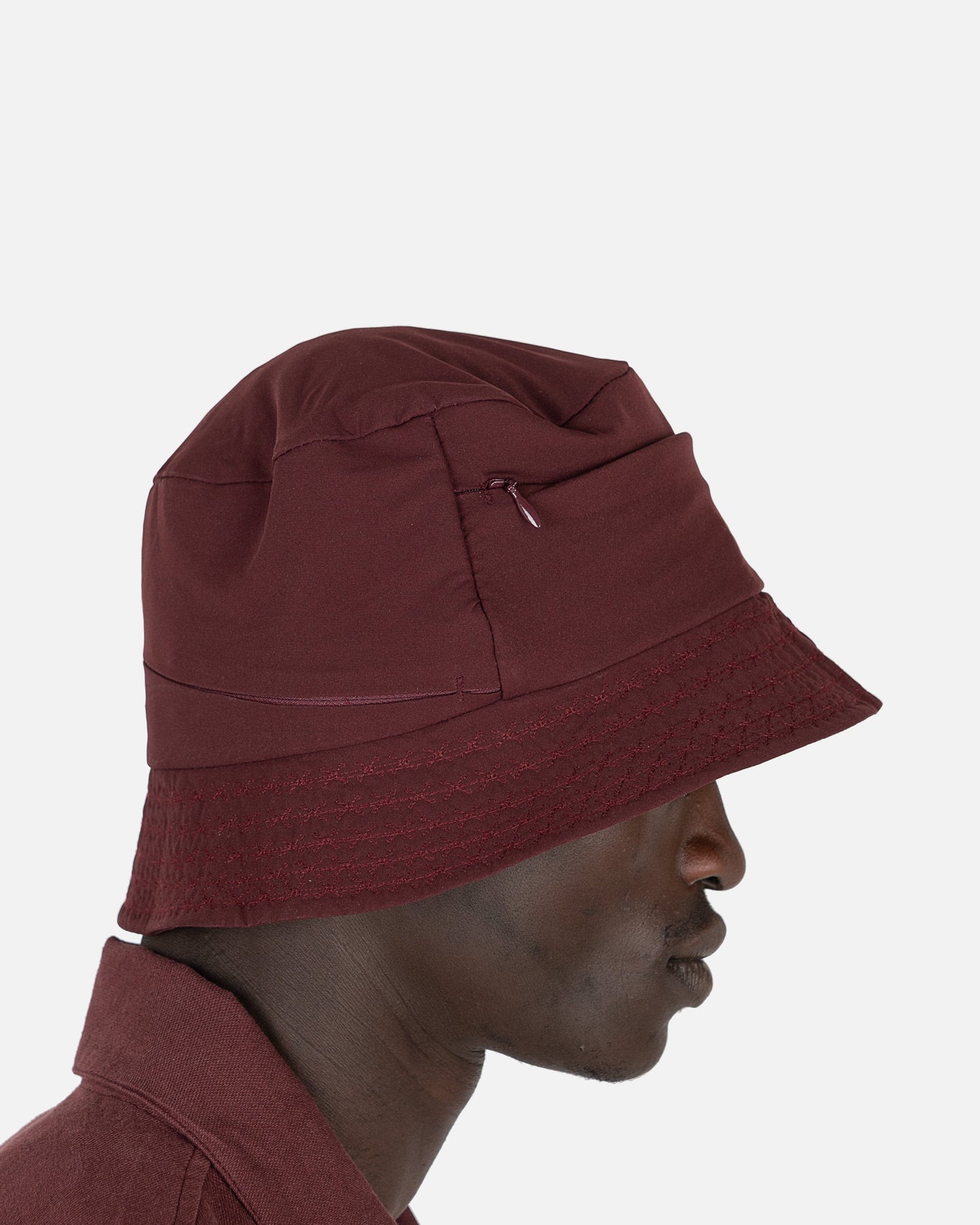 XLIM Men's Hats Ep. 2 01 Bucket Hat in Burgundy