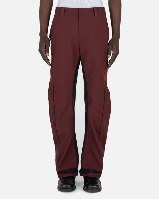XLIM Men's Pants Ep. 2 03 Trousers in Burgundy