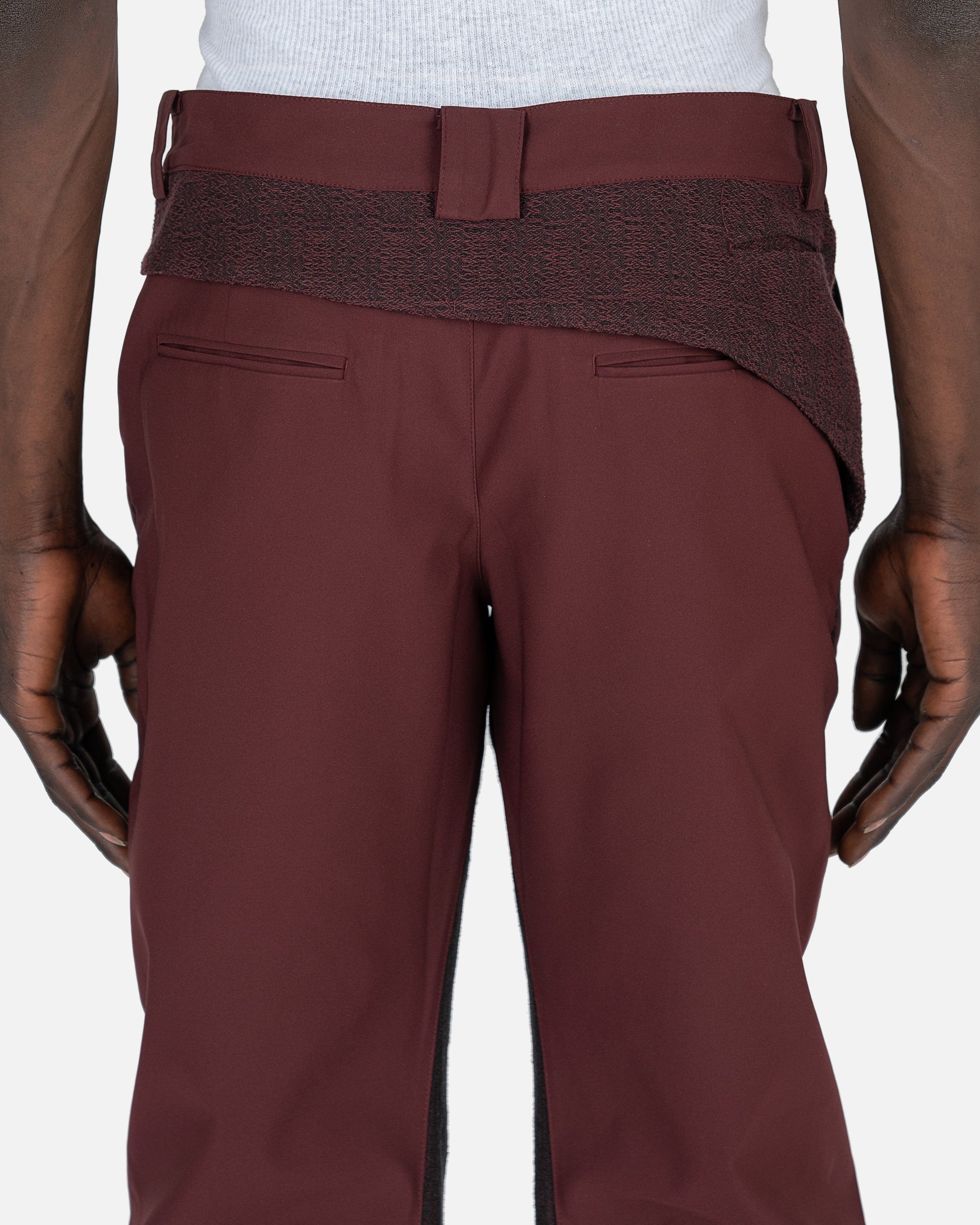 XLIM Men's Pants Ep. 2 03 Trousers in Burgundy