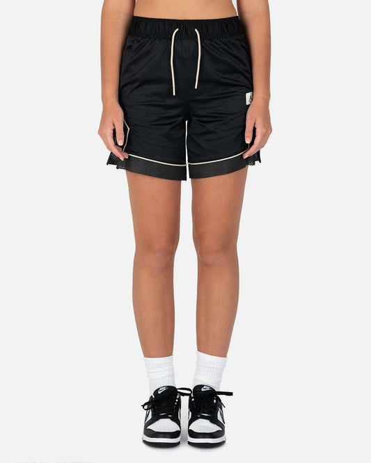 JORDAN Women Shorts Essential Diamond Jersey Shorts in Black/Dark Smoke