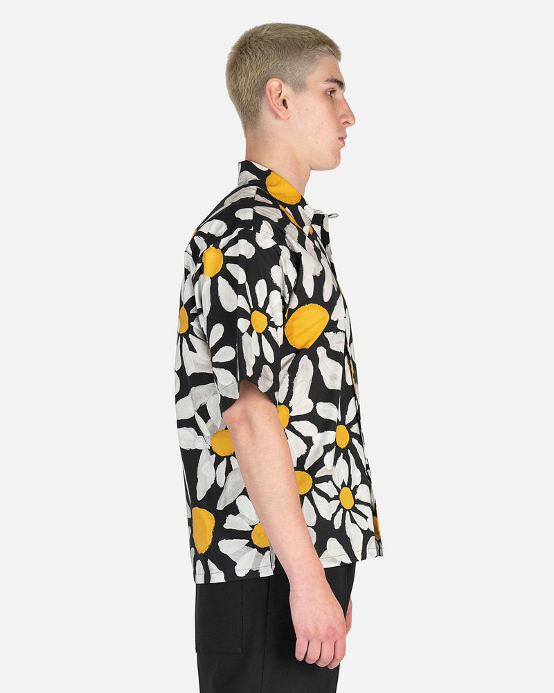 Marni Men's Shirts Euphoria Print Poplin Shirt in Black