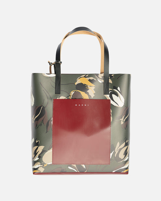 Marni Men's Bags Euphoria Print Tote in Green