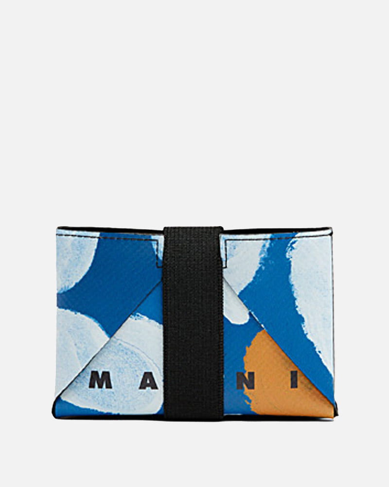 Marni Leather Goods Euphoria Tribeca Cardholder in Blue