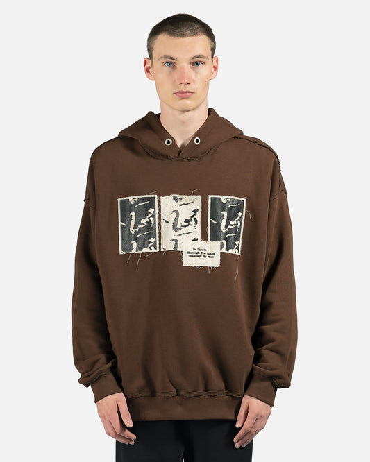 MISBHV Men's Sweatshirts Extacy & Agony Hoodie in Brown