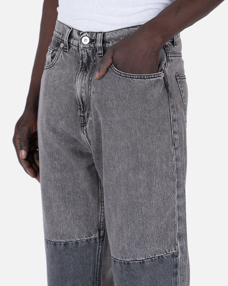 Our Legacy Men's Jeans Extended Third Cut in Black/Grey