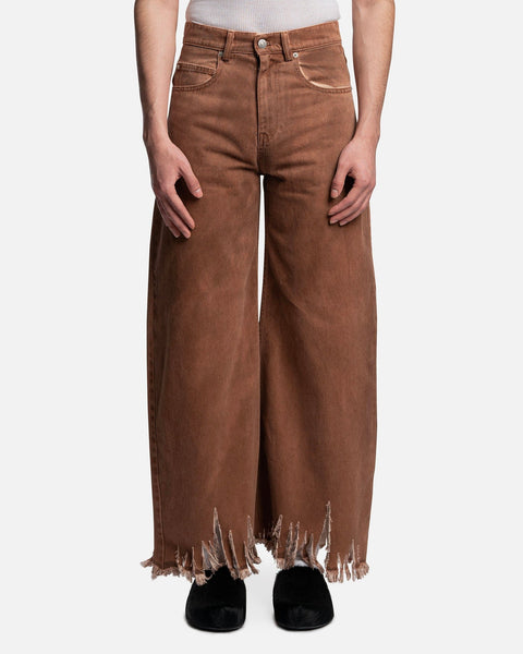 Andequal wide fringe denim pants BROWN Hazel Fringe Pants – Rock'Em