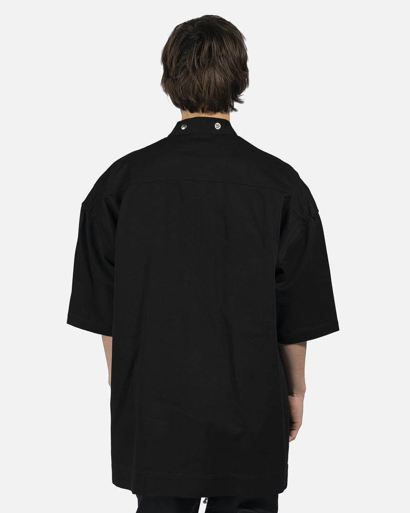 Rick Owens Men's Shirts Faun Shirt in Black