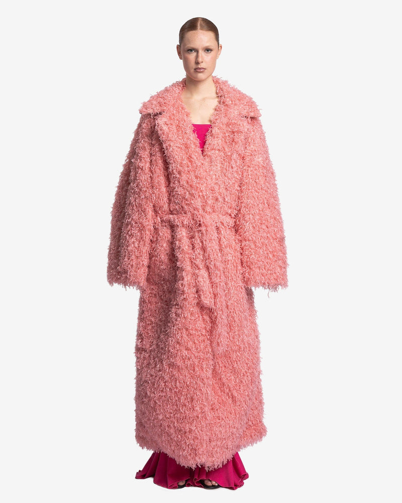 AVAVAV Women Jackets O/S Faux Feather Barbara Coat in Rose