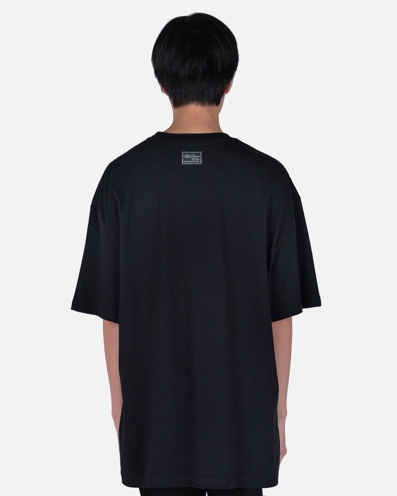 Raf Simons Men's T-Shirts Festival Fools Oversized T-Shirt in Black