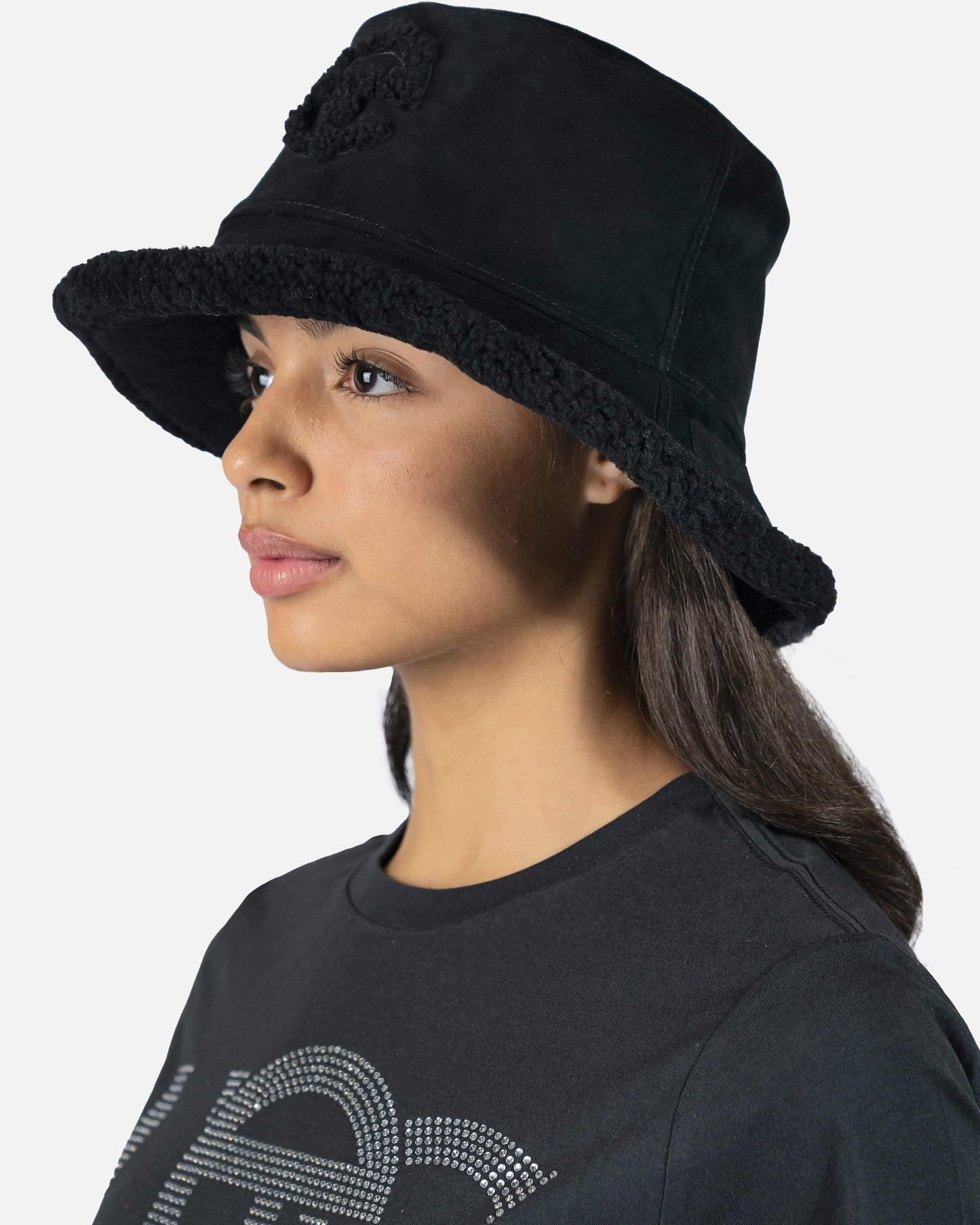 UGG x Telfar Releases Fleece Bucket Hat in Black