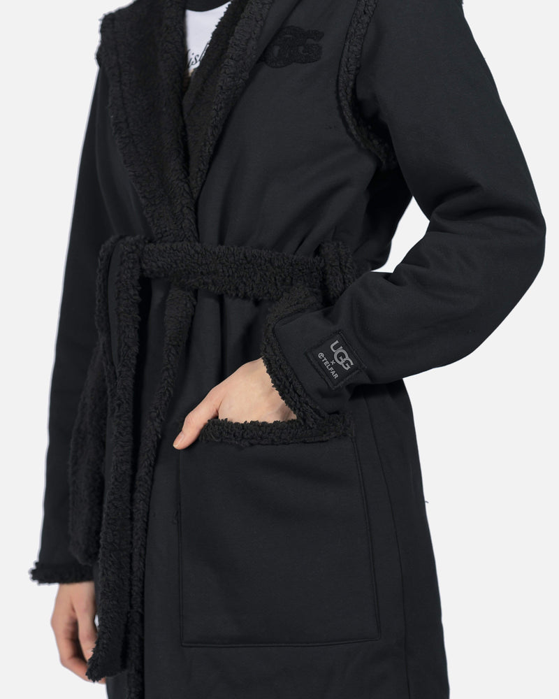 UGG x Telfar Women Jackets Fleece Robe in Black