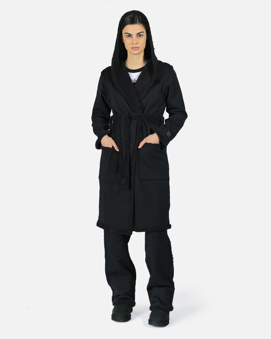 UGG x Telfar Women Jackets Fleece Robe in Black