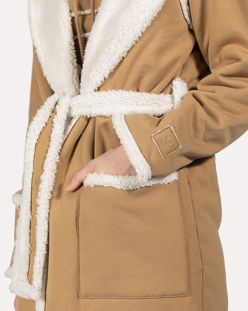 UGG x Telfar Women Jackets Fleece Robe in Chestnut