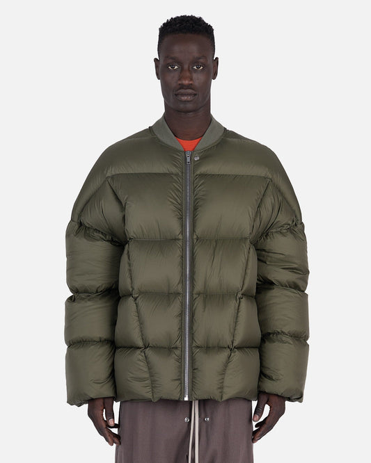 Rick Owens Men's Jackets Flight Jacket in Green