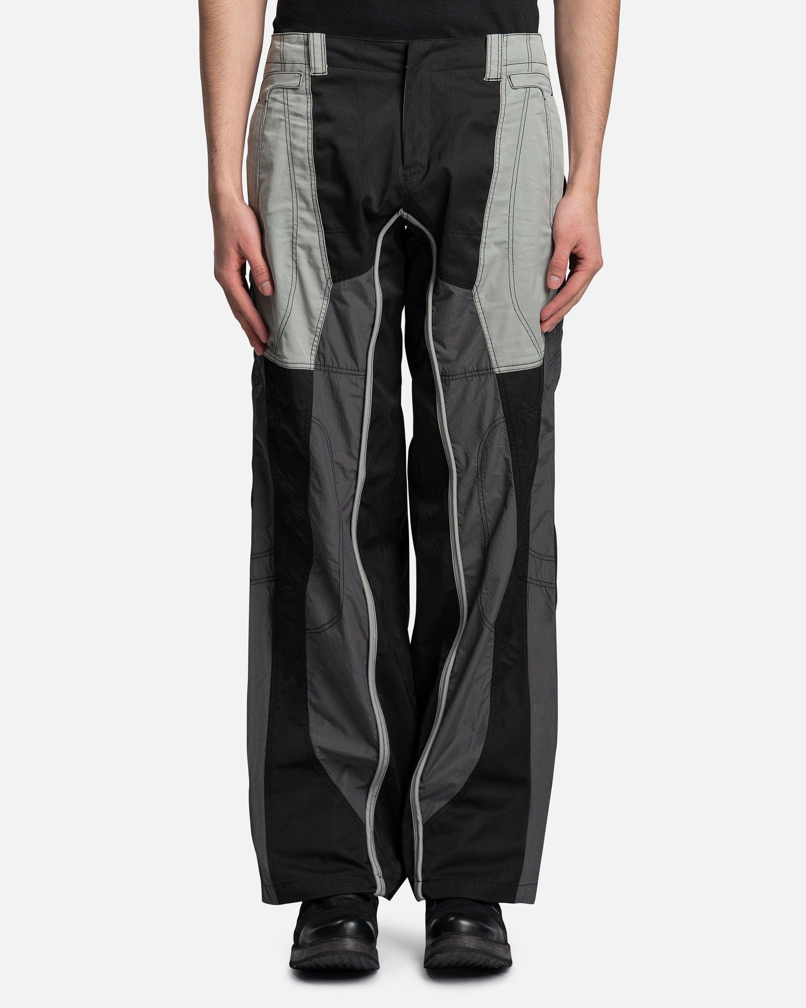 FFFPOSTALSERVICE Zip Trouser Black パンツ - ワークパンツ/カーゴパンツ