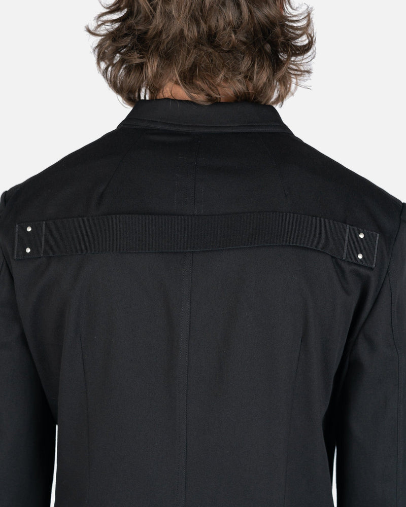 Rick Owens Men's Jackets Foglido Jacket in Black